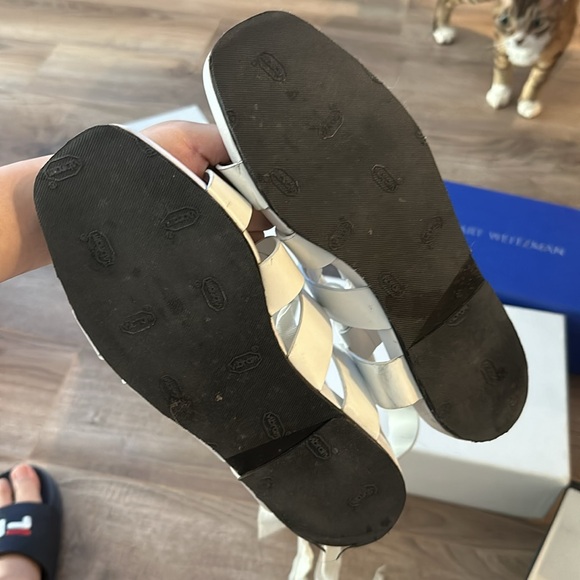 Jil Sander Wraparound Gladiator Leather Sandals In white - Picture 4 of 4